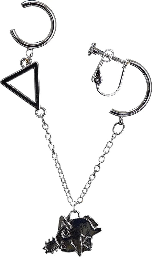 Chainsaw Man Pochita Swaying Clip-On Earrings