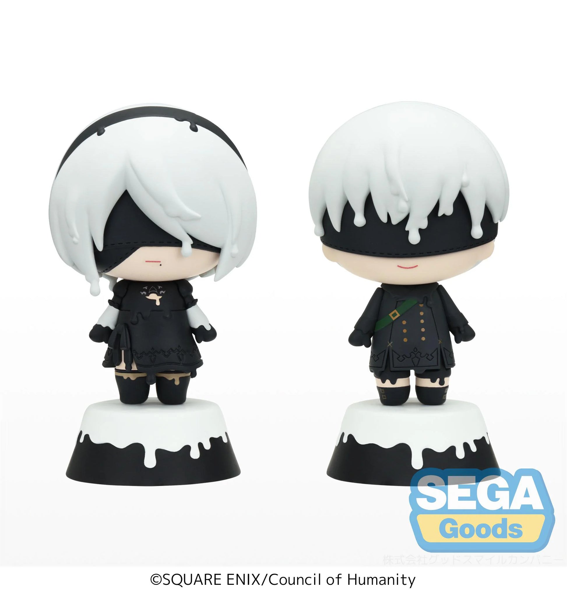 Tiny Melties TV Anime "NieR:Automata Ver1.1a" Mini Figure Vol.1 (EX) [Pack of 2: 2B(1pc) 9S(1pc)]