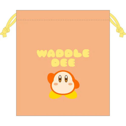 KIRBY Pupupu face drawstring bag /(2) Waddle Dee