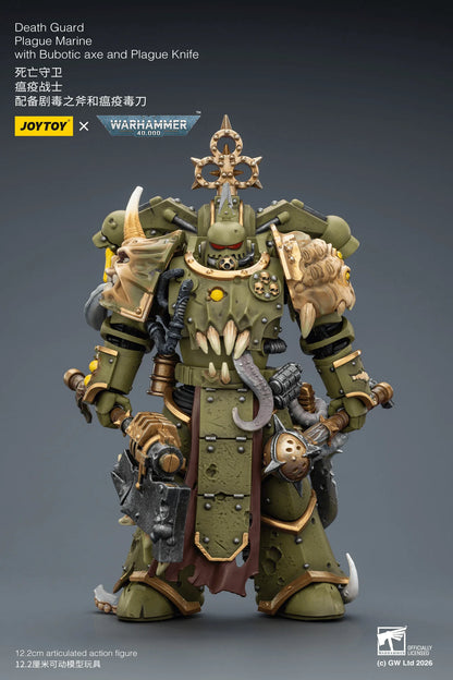 Death Guard Plague Marine with Bubotic axe and Plague Knife