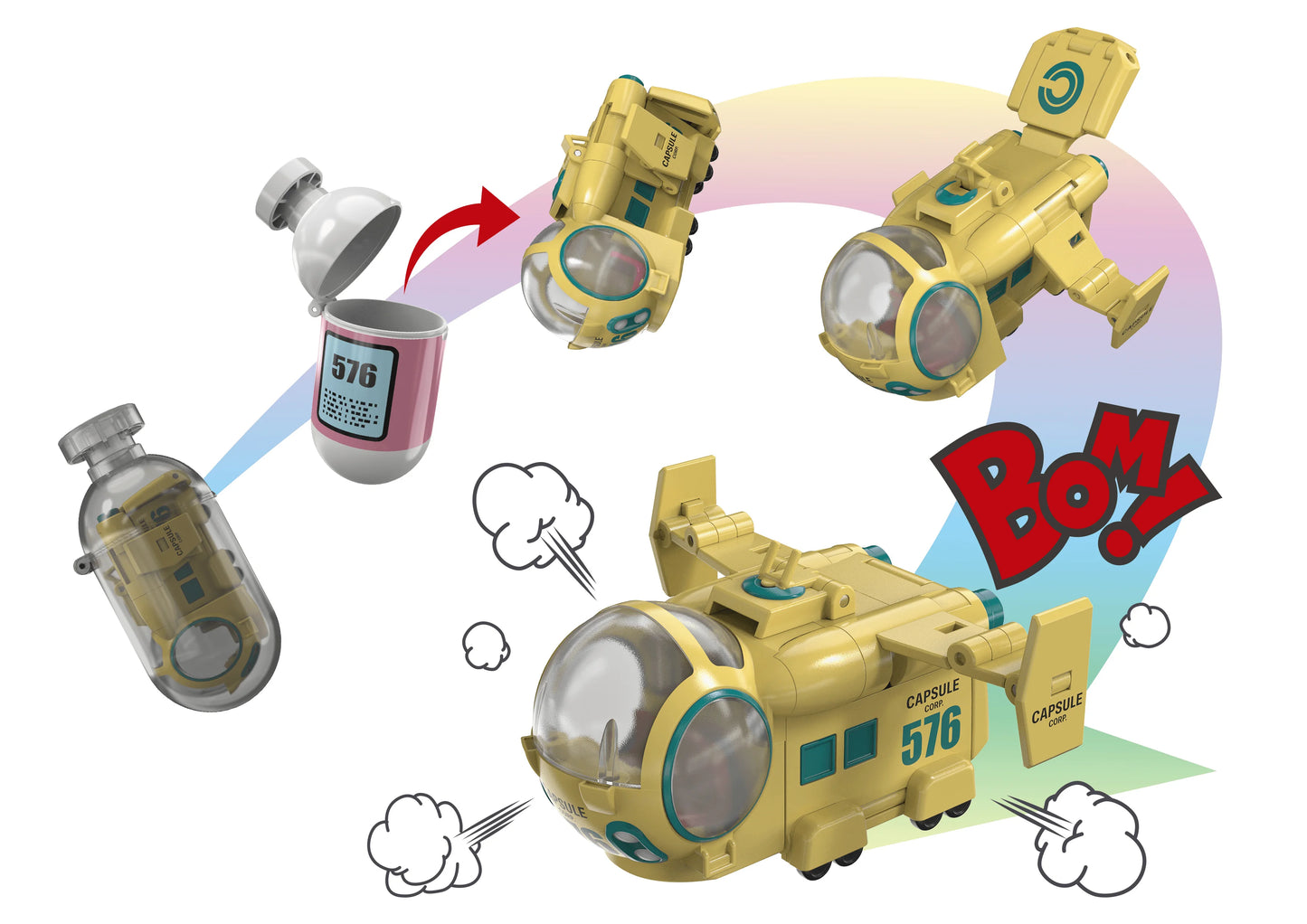 HOIPOI CAPSULE No.576 BULMA’S AIRPLANE "DRAGON BALL Z"