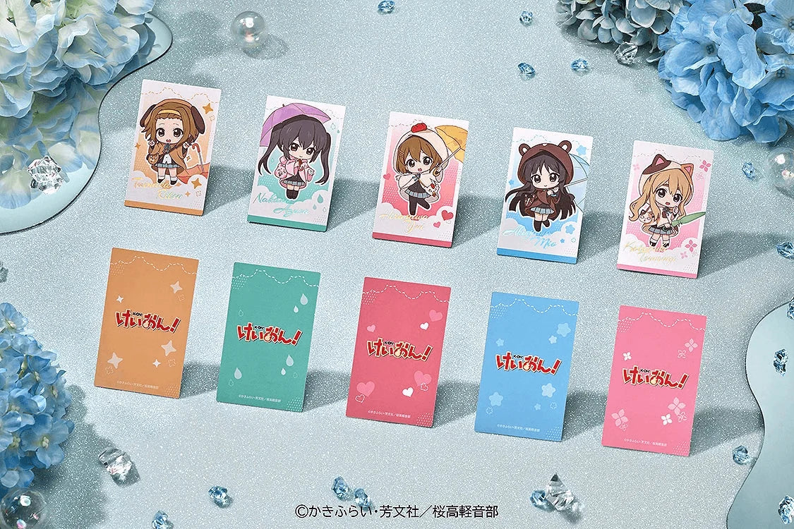 K-ON! Fluffy Rain Series Collectible Instant Photo-Style Card (2 Piece Set)