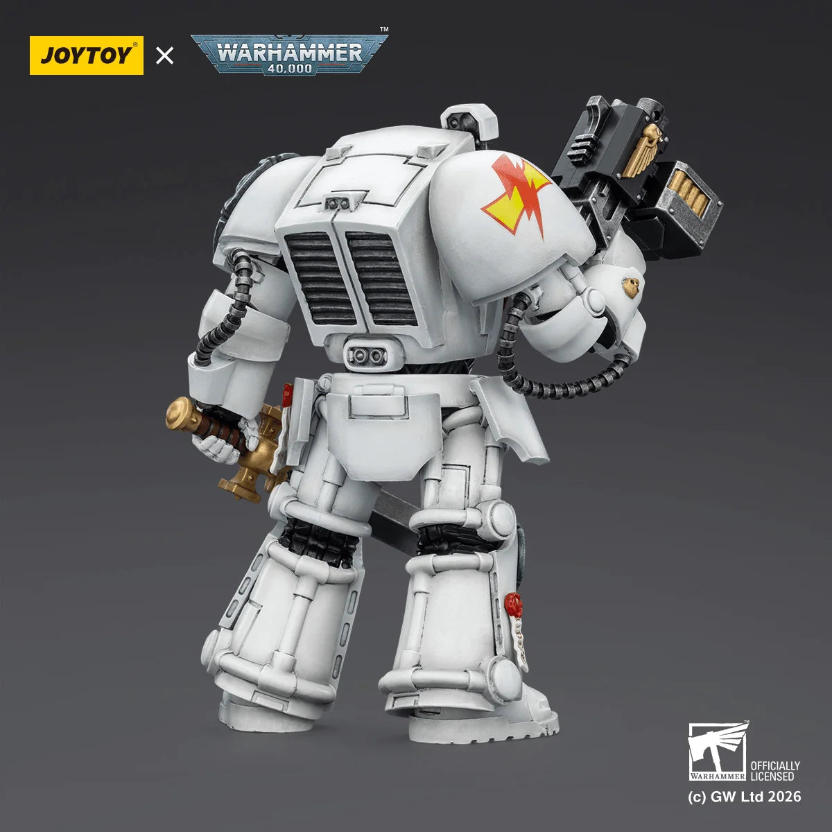 White Scars Terminator 1 with Power Sword and Storm Bolter
