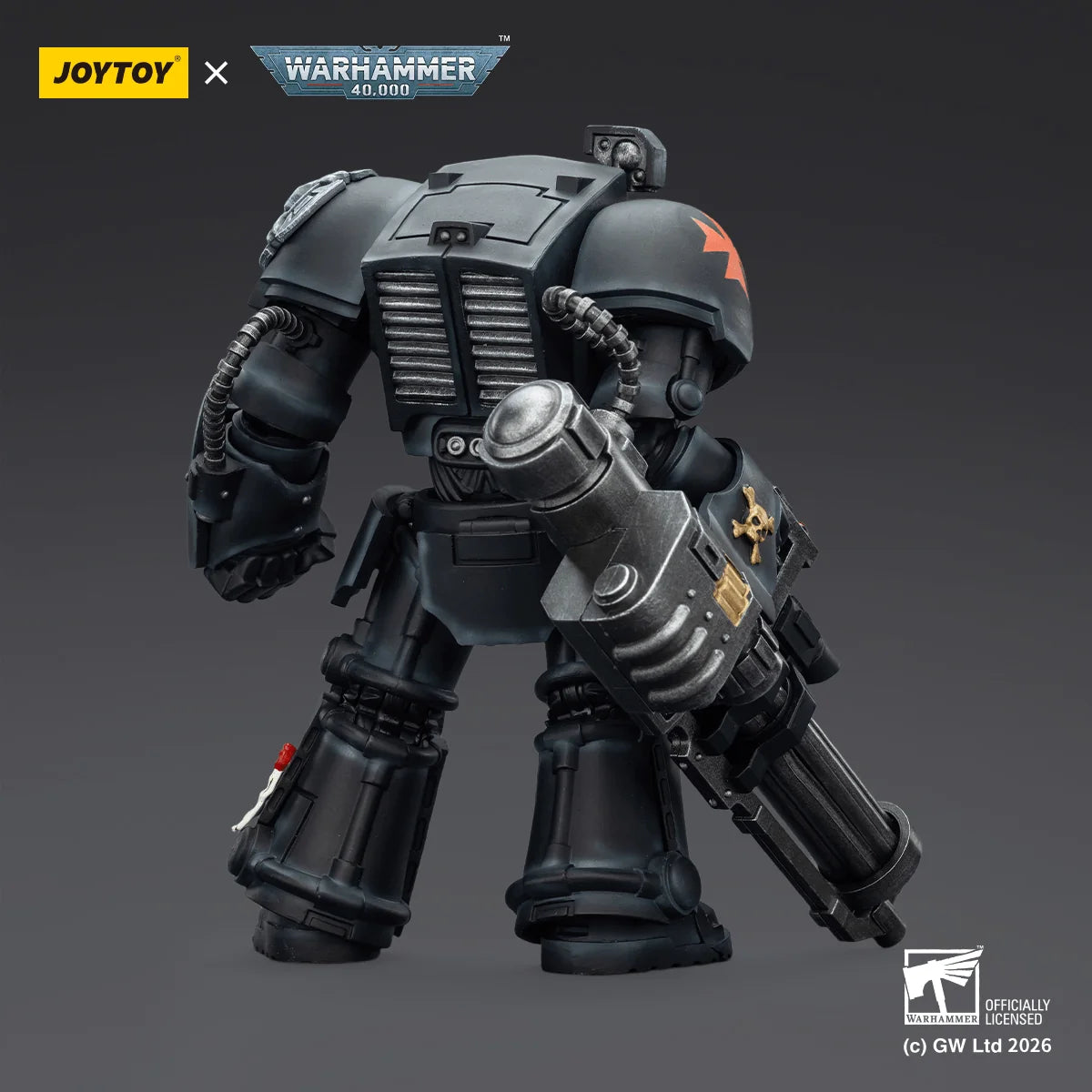 Black Templars Terminator 3 with Power Fist and Assault Cannon