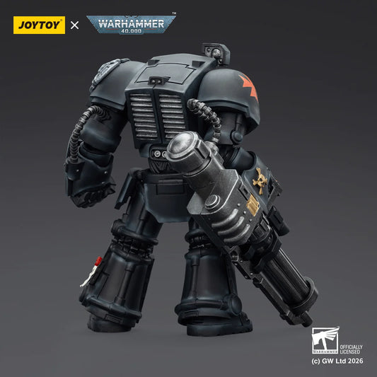 Black Templars Terminator 3 with Power Fist and Assault Cannon