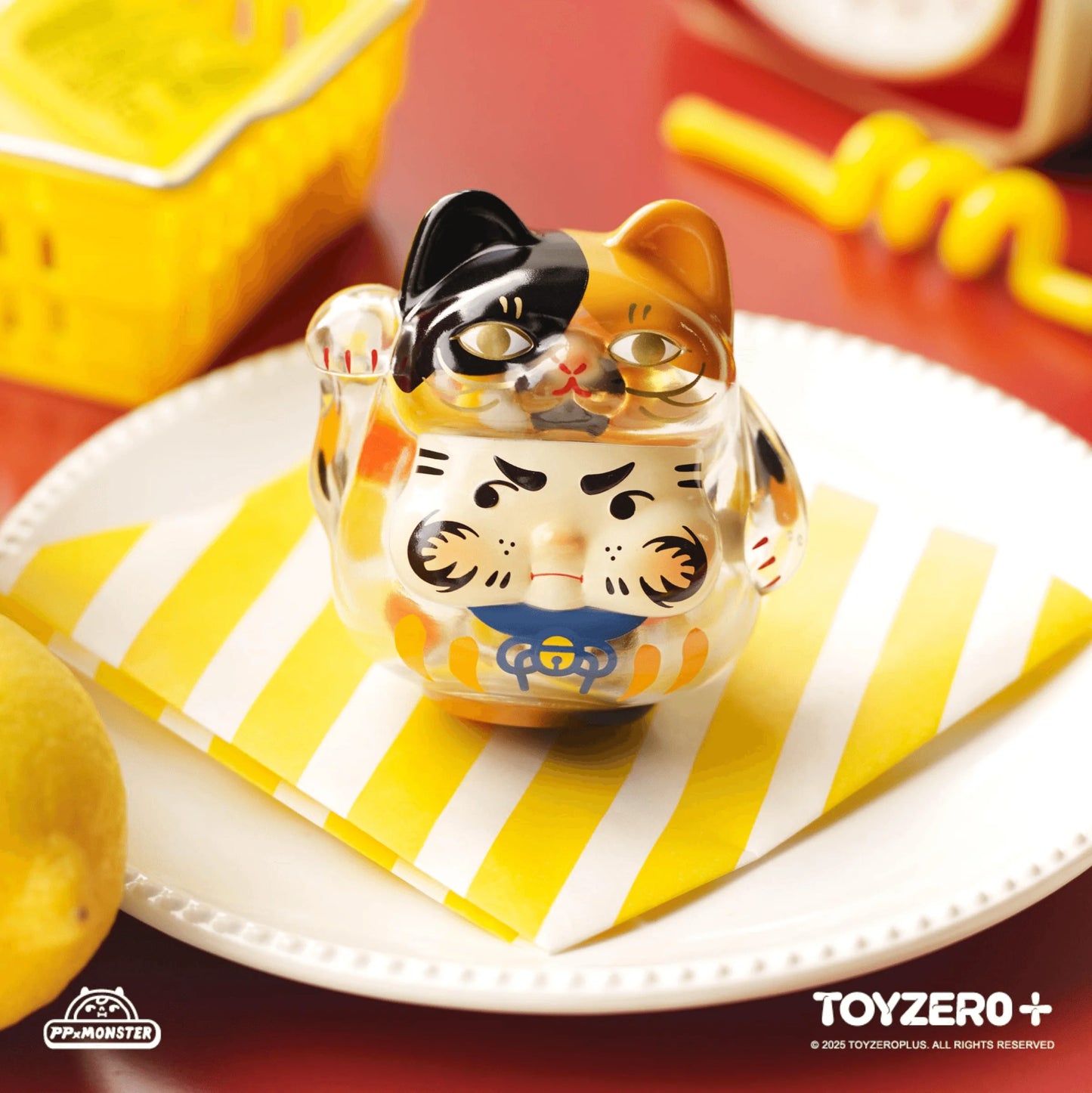 PP X MONSTER Sparkle Lucky Kitten Daruma Blind Box (Box of 16)