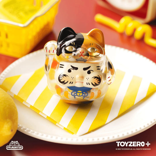 PP X MONSTER Sparkle Lucky Kitten Daruma Blind Box (Box of 16)