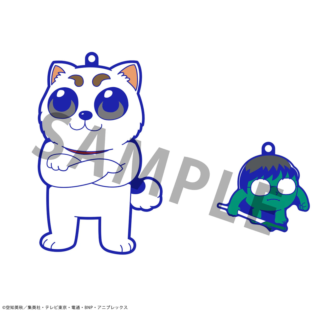 Gintama x Okawabukubu Gintama Oshanti Rubber Mascot (8pc per box)