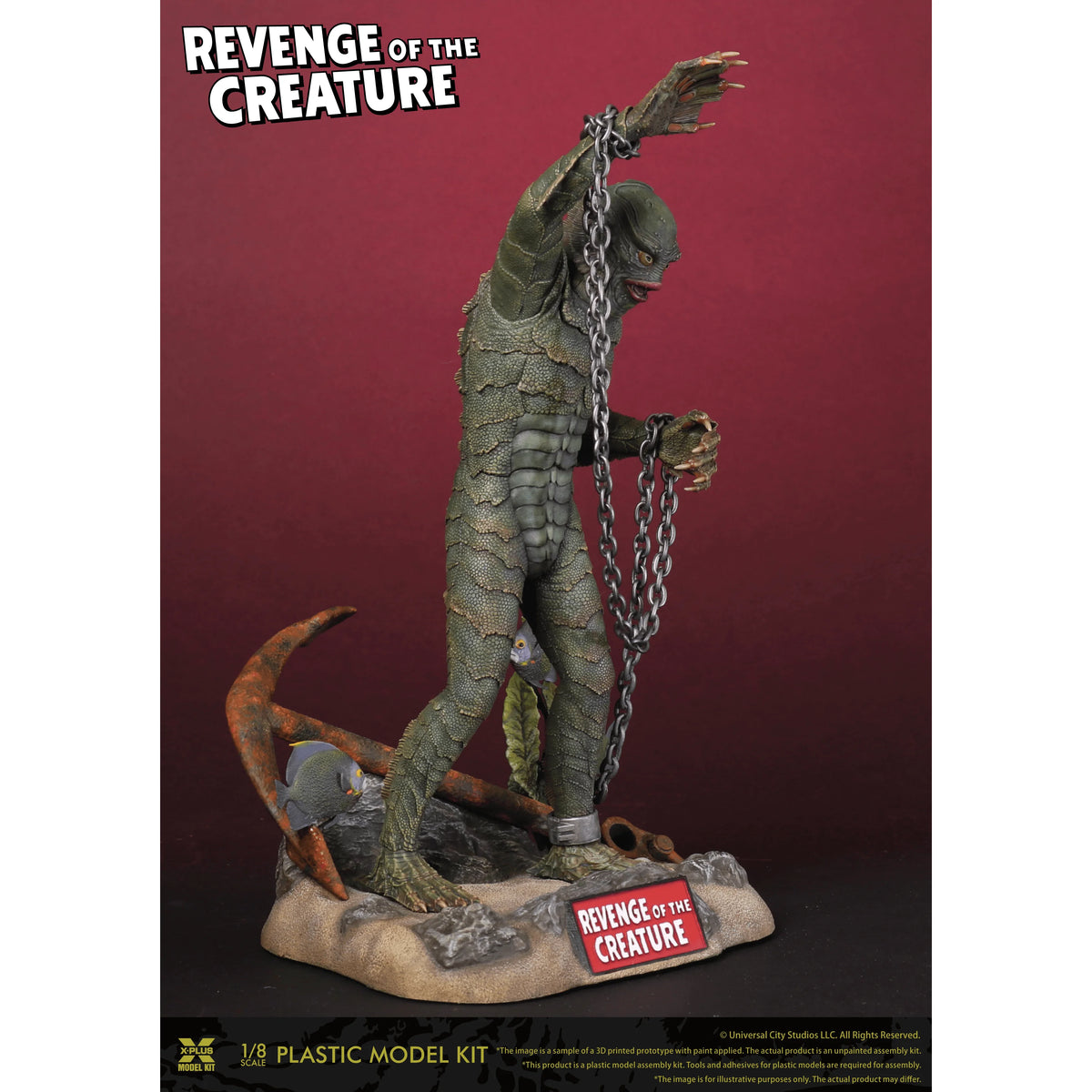 1/8 Scale Revenge of the Creature Plastic Model Kit