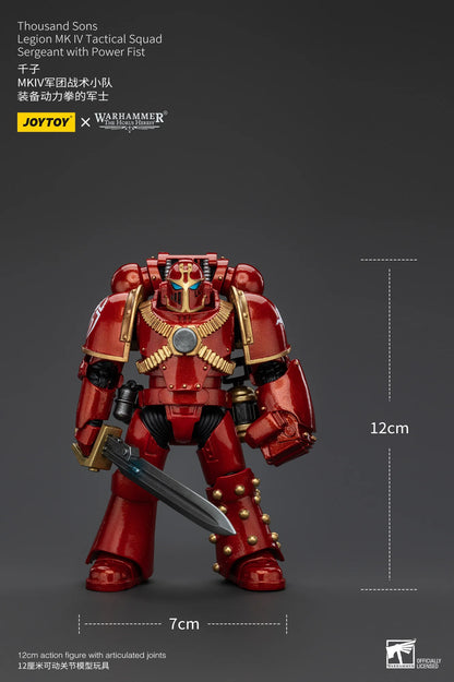 Joy Toy Warhammer 40K Thousand Sons Legion MK IV Tactical Squad Sergeant Action Figure