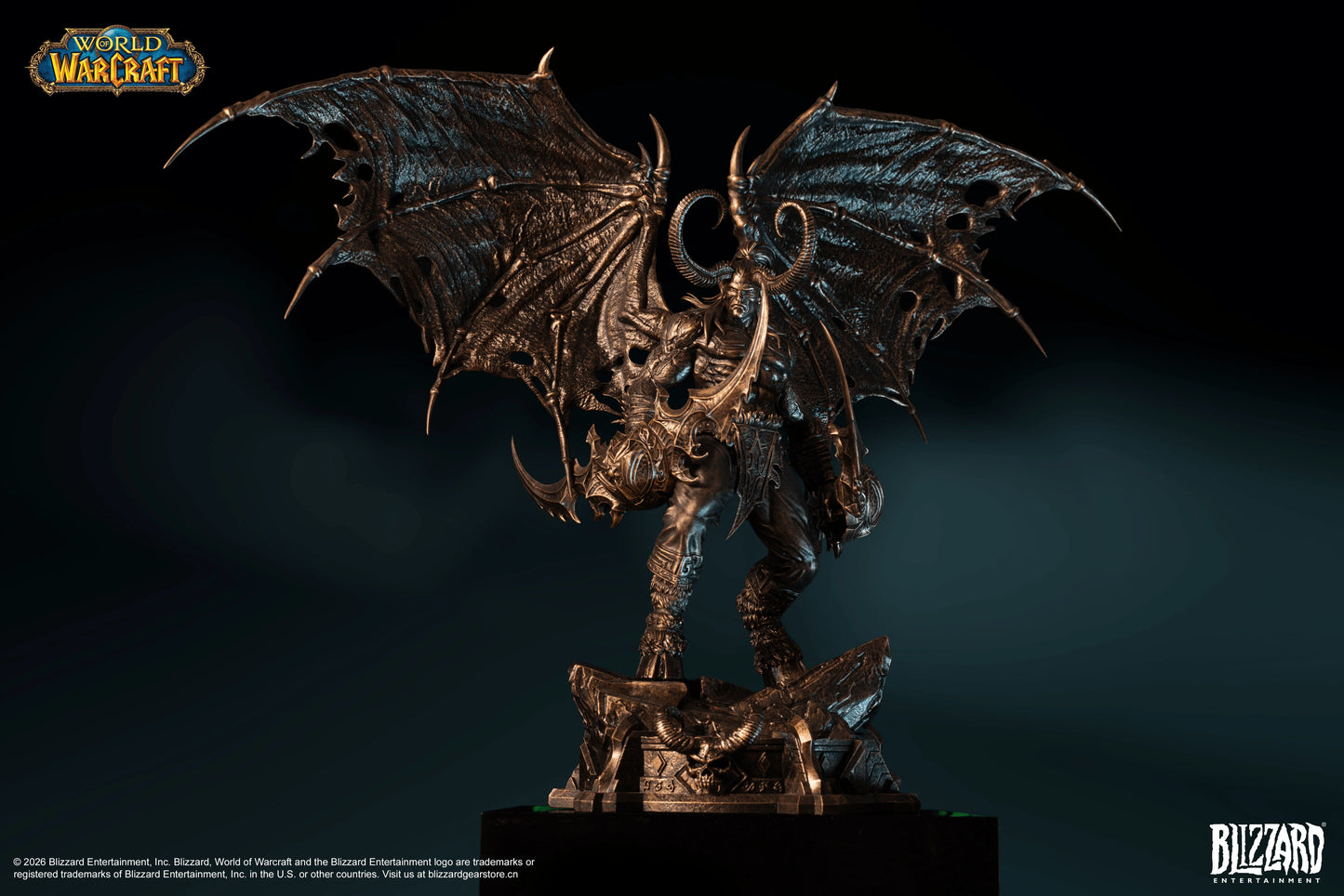HEX Collectibles World of Warcraft Illidan Stormrage 1/10 Scale Polystone Statue