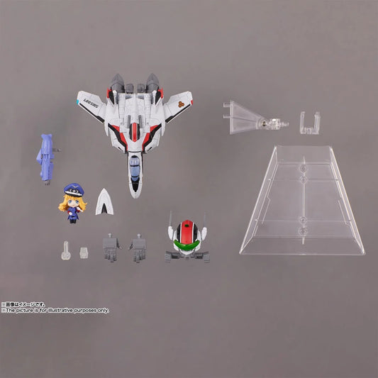 Bandai Spirits Tiny Session VF-25F Messiah Valkyrie Alto Macross Frontier Collectible Figure