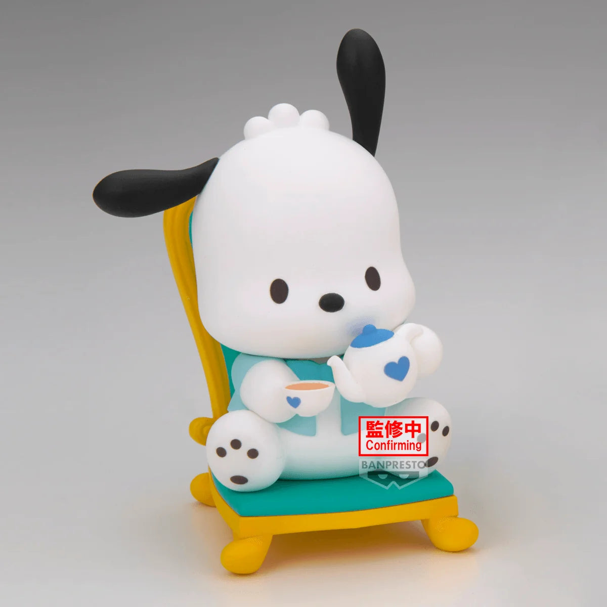 Sanrio Characters Nakayoshi Memories Tea Party Pochacco & Hello Kitty Figure