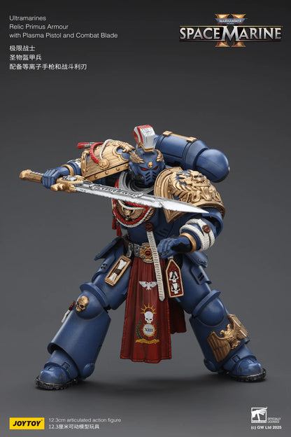 Ultramarines Relic Primus Armour with Plasma Pistol and Combat Blade