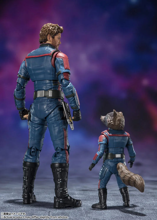 S.H. Figuarts Star-Lord & Rocket Raccoon Guardians of the Galaxy Vol. 3 Action Figure