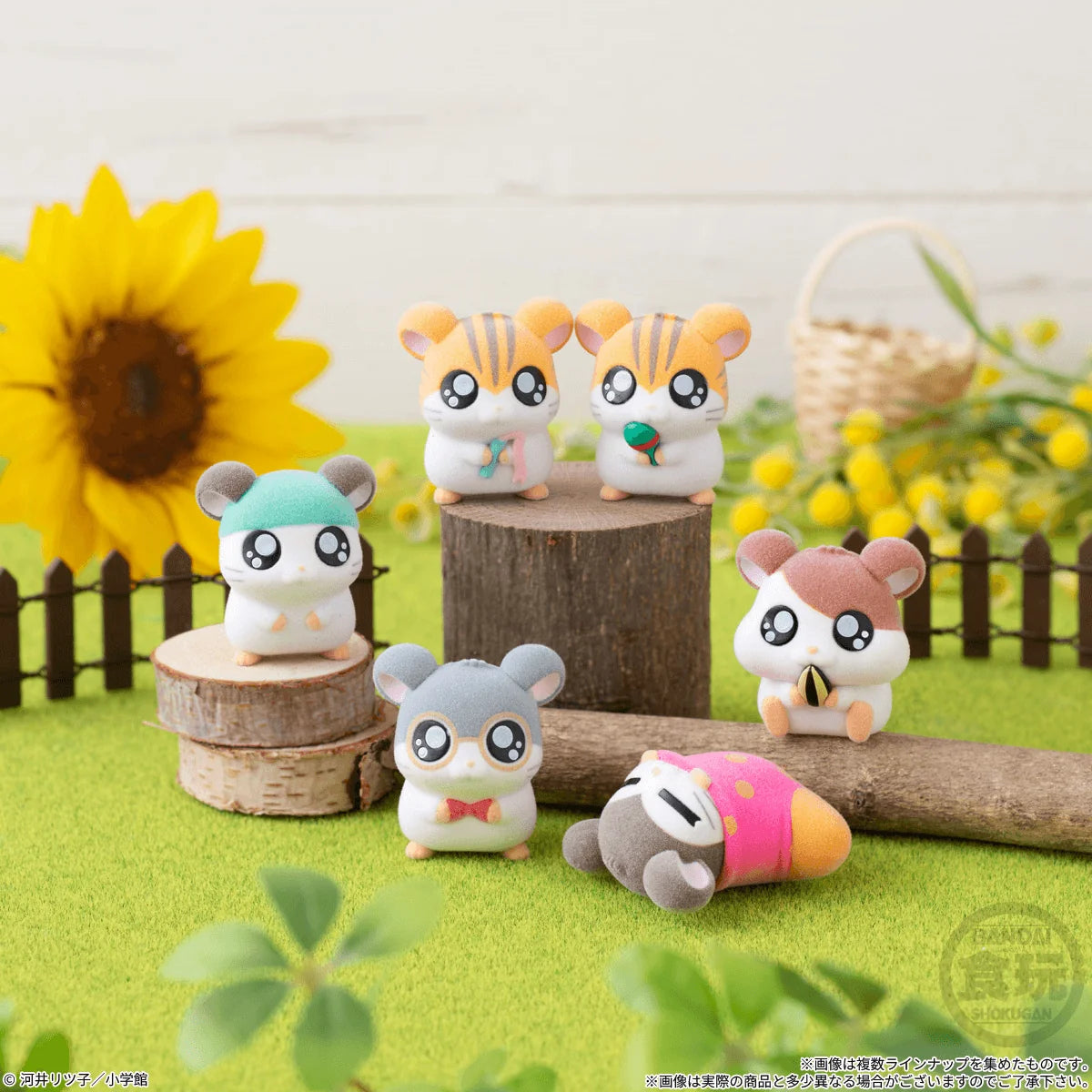 Hamtaro Flocked Doll Wave 2 (Box of 8)