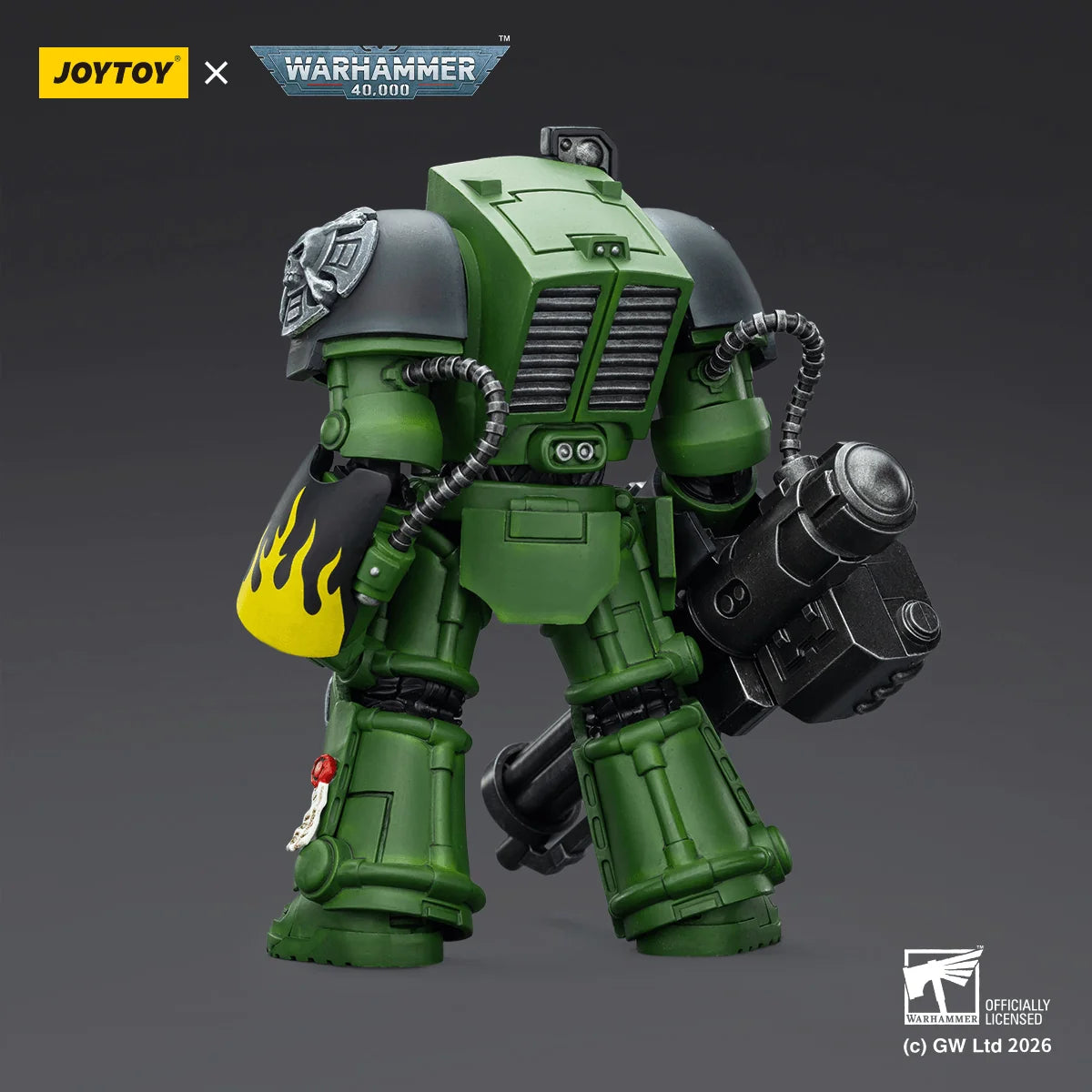 Salamanders Terminator 3 with Power Fist and Assault Cannon