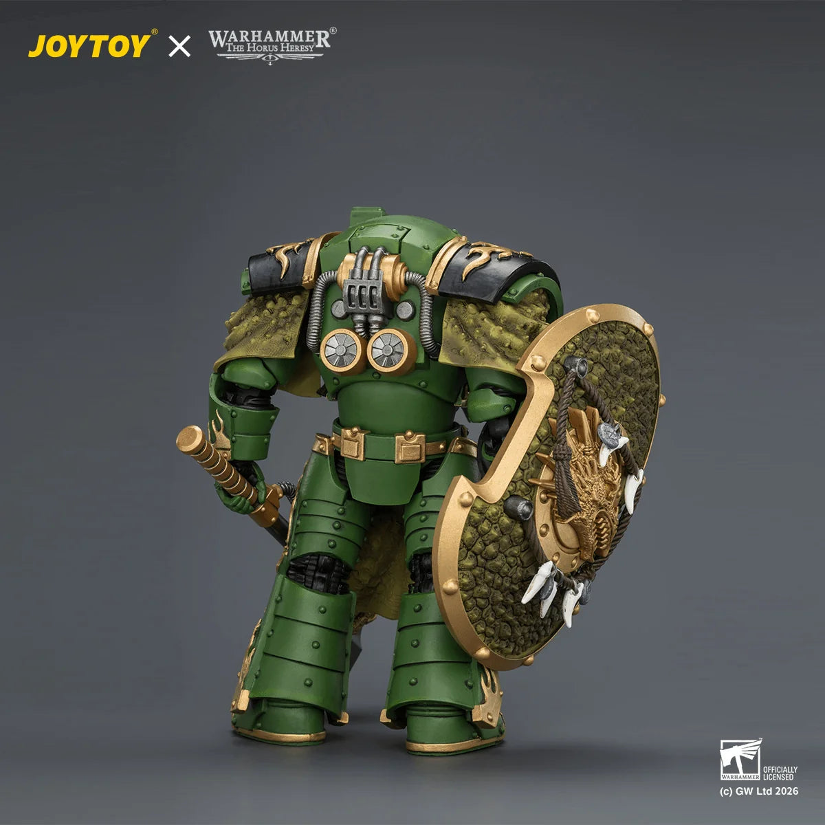 Salamanders Firedrake Terminator 1 with Thunder Hammer and Dragonscale Storm Shield