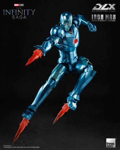 threezero DLX Iron Man Mark 3 Stealth Edition Action Figure