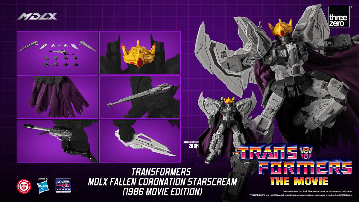 Transformers MDLX Fallen Coronation Starscream (1986 Movie Edition)