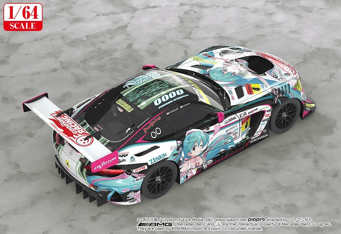 (Rerelease) 1/64 Scale Good Smile Hatsune Miku AMG 2019 SUPER GT Ver. - Release Date: 04/2027