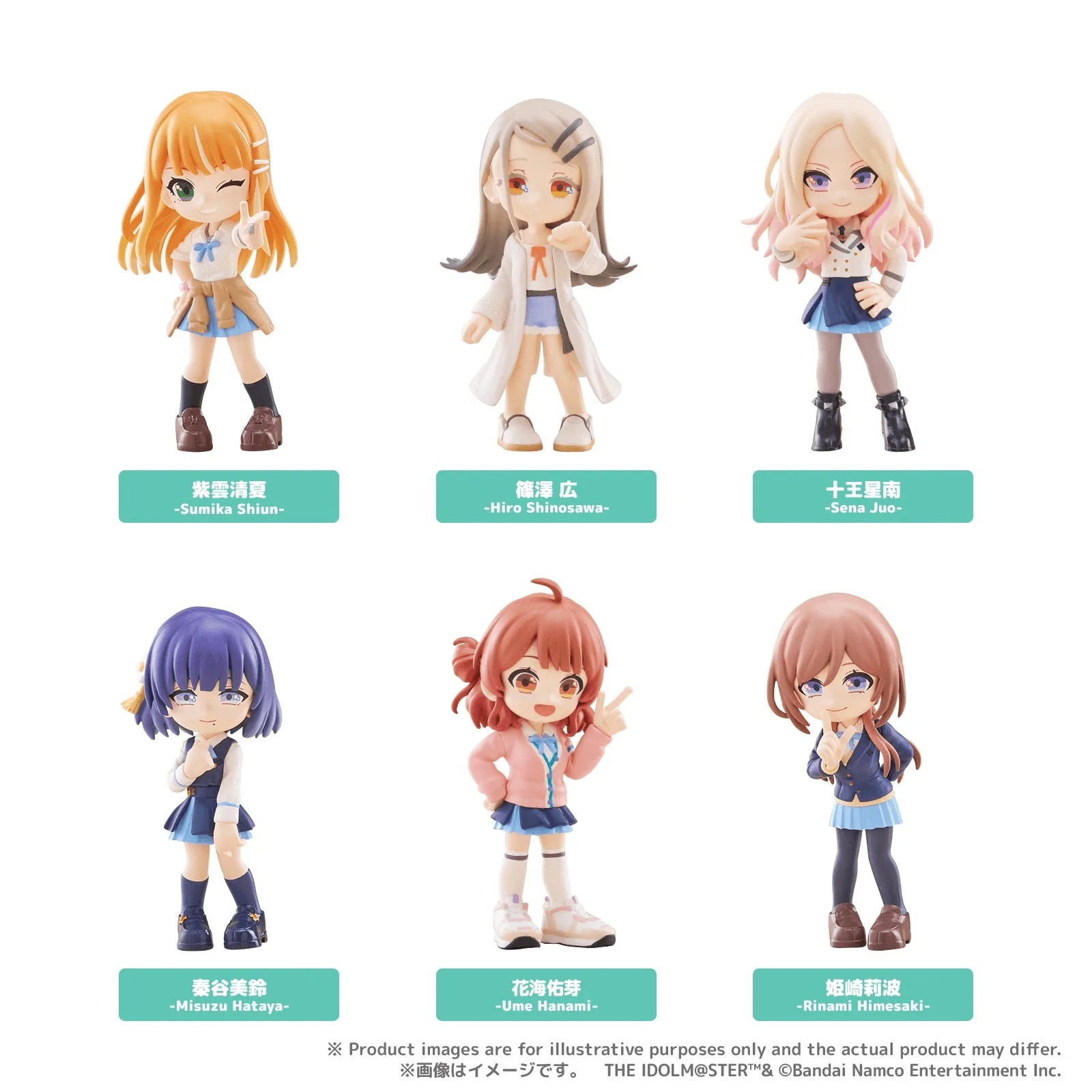Bushiroad Creative PalVerse THE IDOLM@STER Vol.2 PVC Figures