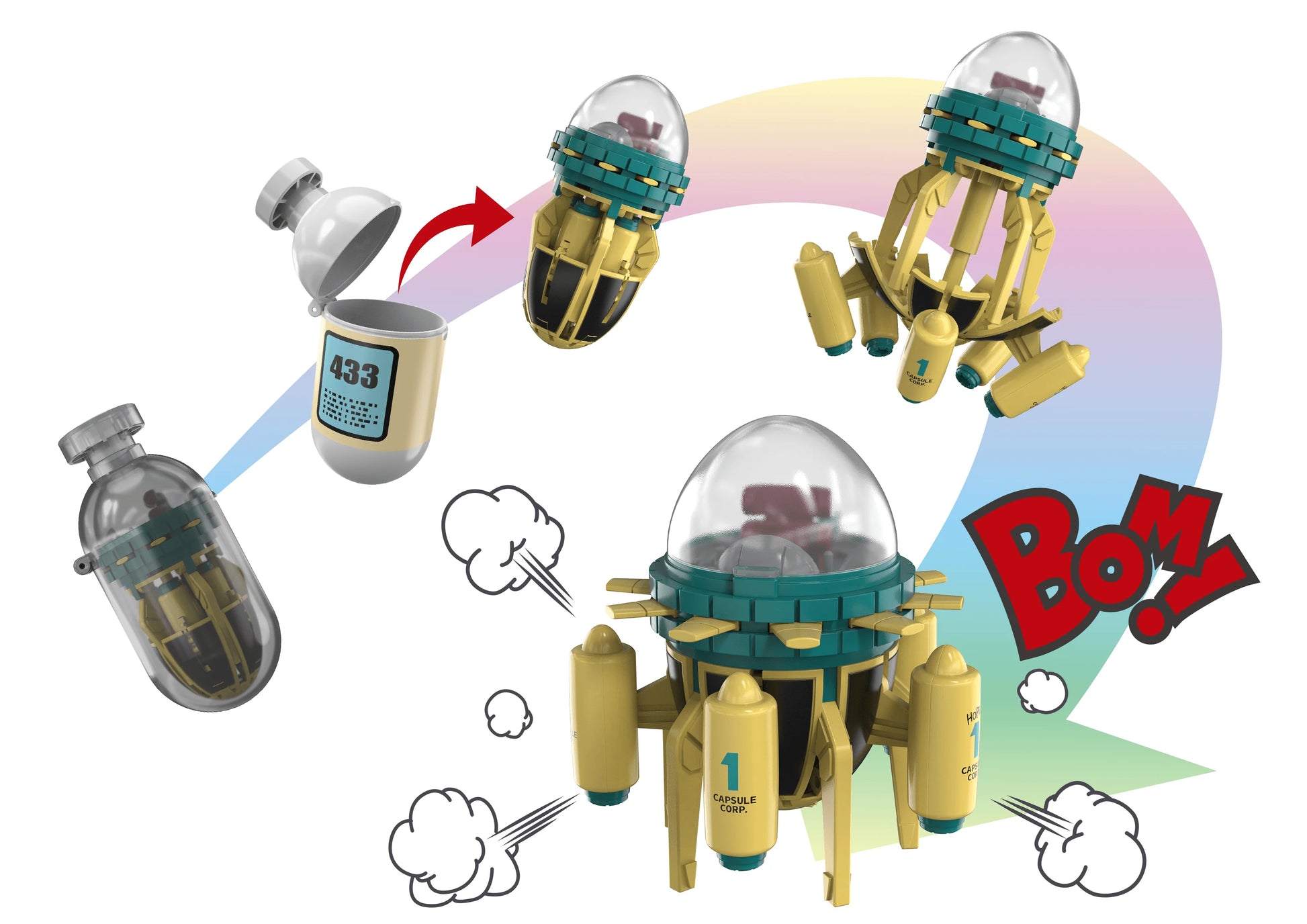 HOIPOI CAPSULE No.433 TRUNKS'S TIME MACHINE "DRAGON BALL Z"