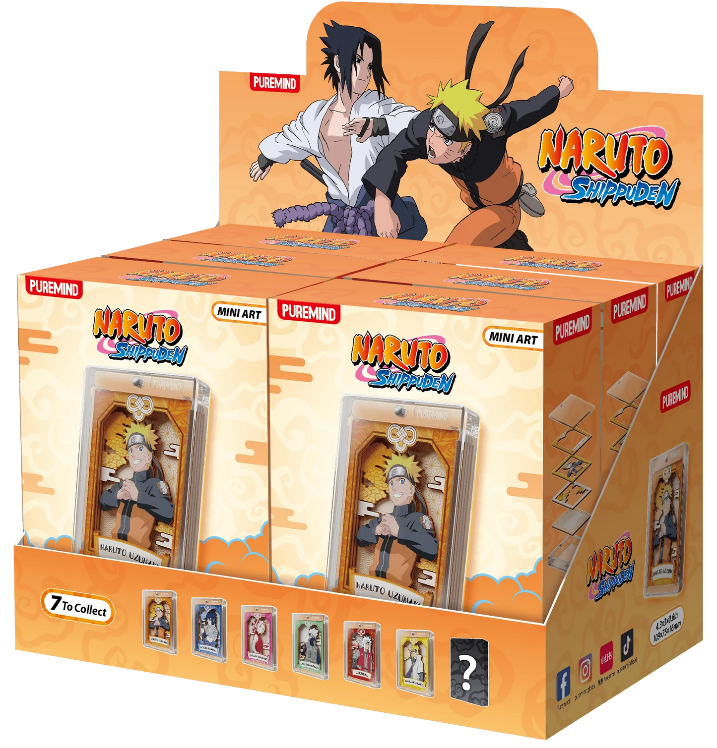 Naruto Shippuden - Ninja Spirit Amulet (6units/set) (Box of 6)