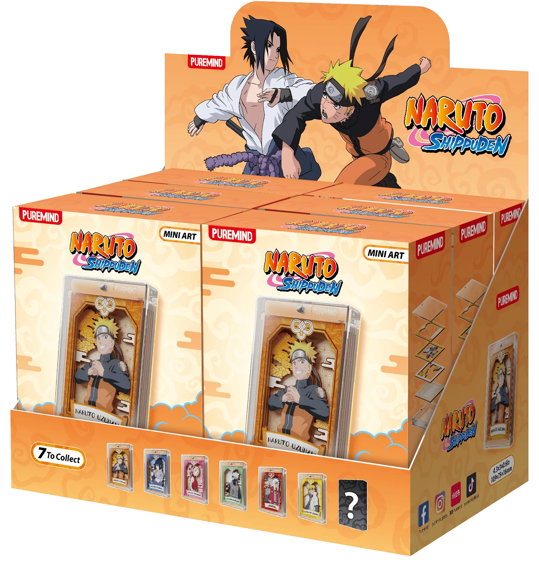 Naruto Shippuden - Ninja Spirit Amulet (6units/set) (Box of 6)