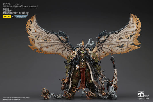 Mortarion， Daemon Primarch of Nurgle with Ancient weapons‘The Lantern' and ‘Silence'