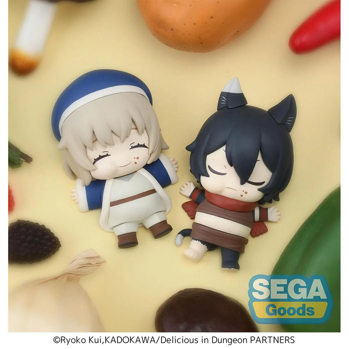 SEGA Full and Happy Mascot Delicious in Dungeon Mini Figure Vol. 3 (EX) - Falin & Izutsumi