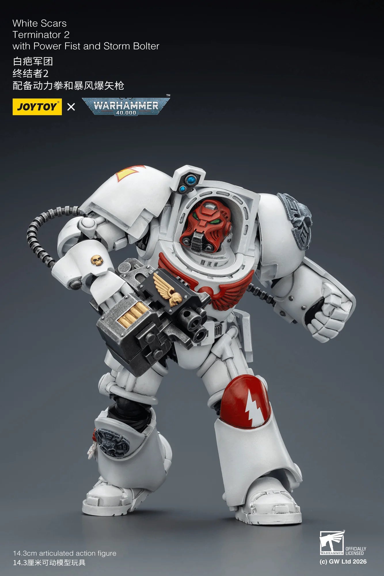 White Scars Terminator 2 with Power Fist and Storm Bolter