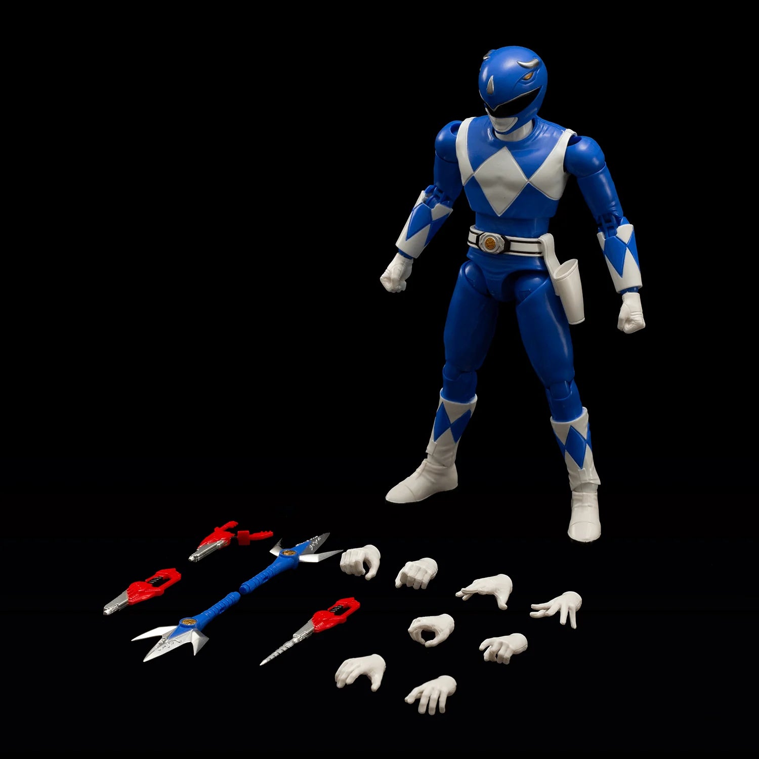 Flame Toys Furai Model Power Rangers Blue Ranger Action Figure