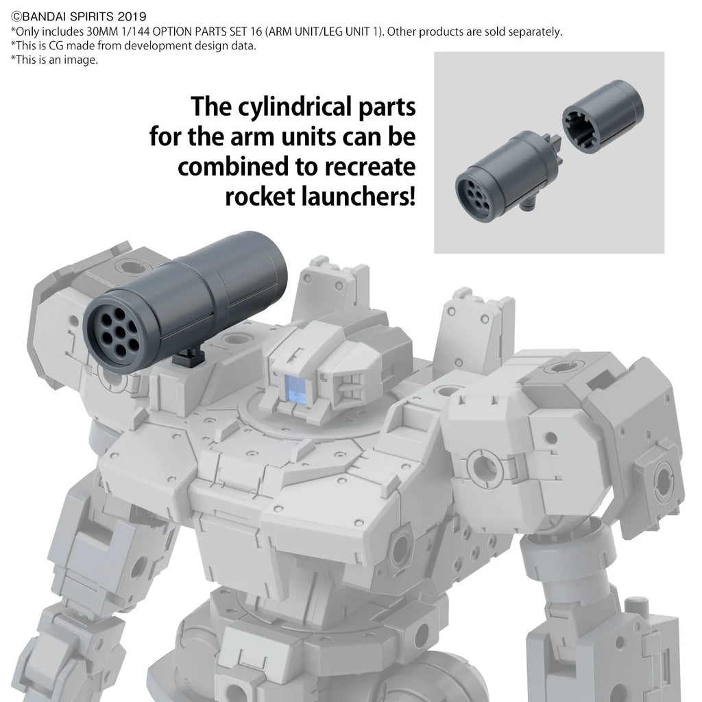 30MM 1/144 OPTION PARTS SET 16 (ARM UNIT/LEG UNIT 1)