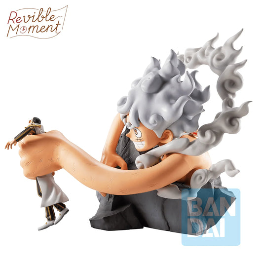 Bandai Spirits Ichibansho Monkey D. Luffy Gear 5 vs Borsalino Revible Moment Figure
