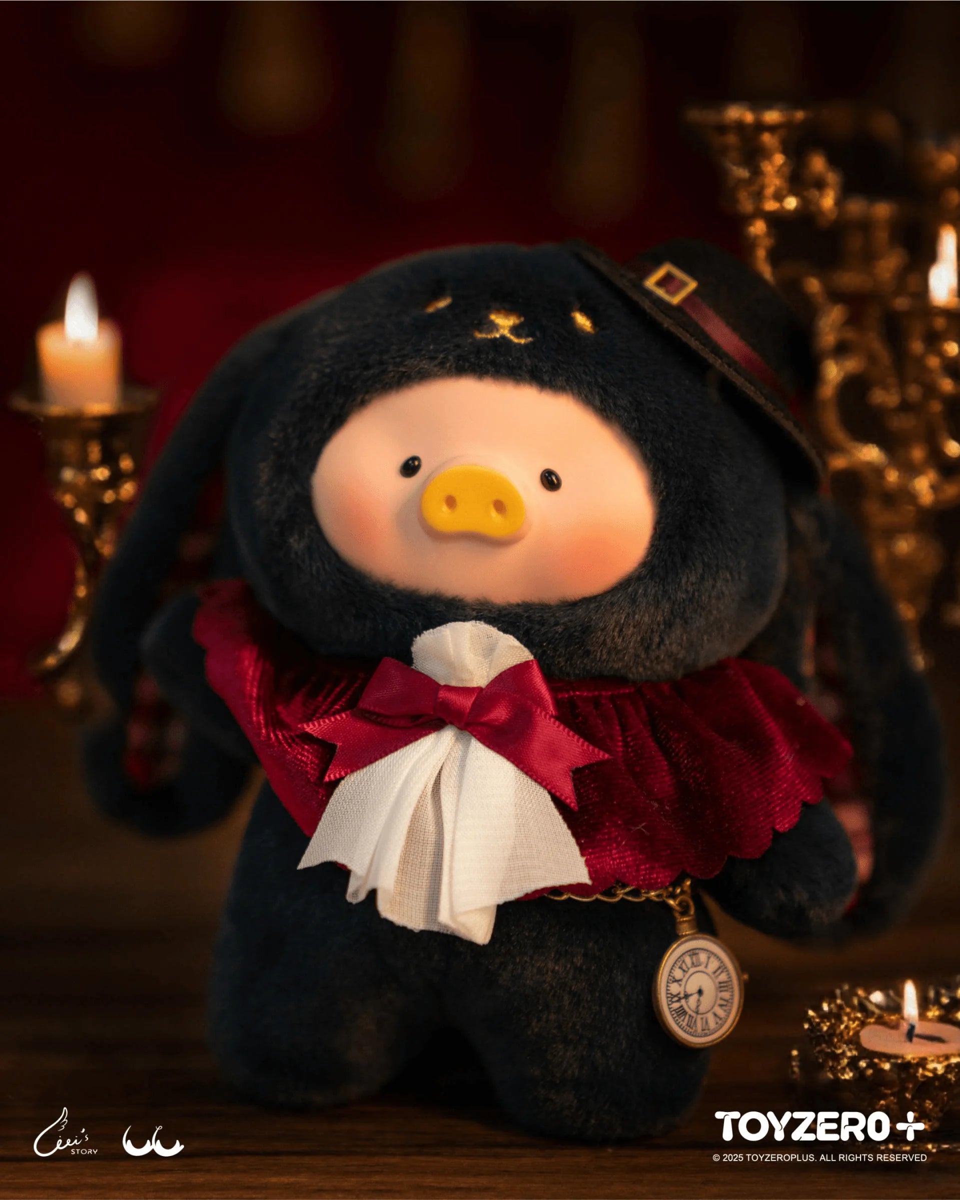 LuLu the Piggy - Vinyl Face Plush Keychain (Magician Bunny LuLu ver.)