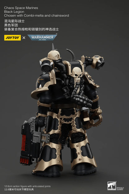Chaos Space Marines Black Legion Chosen with Combi-melta and chainsword