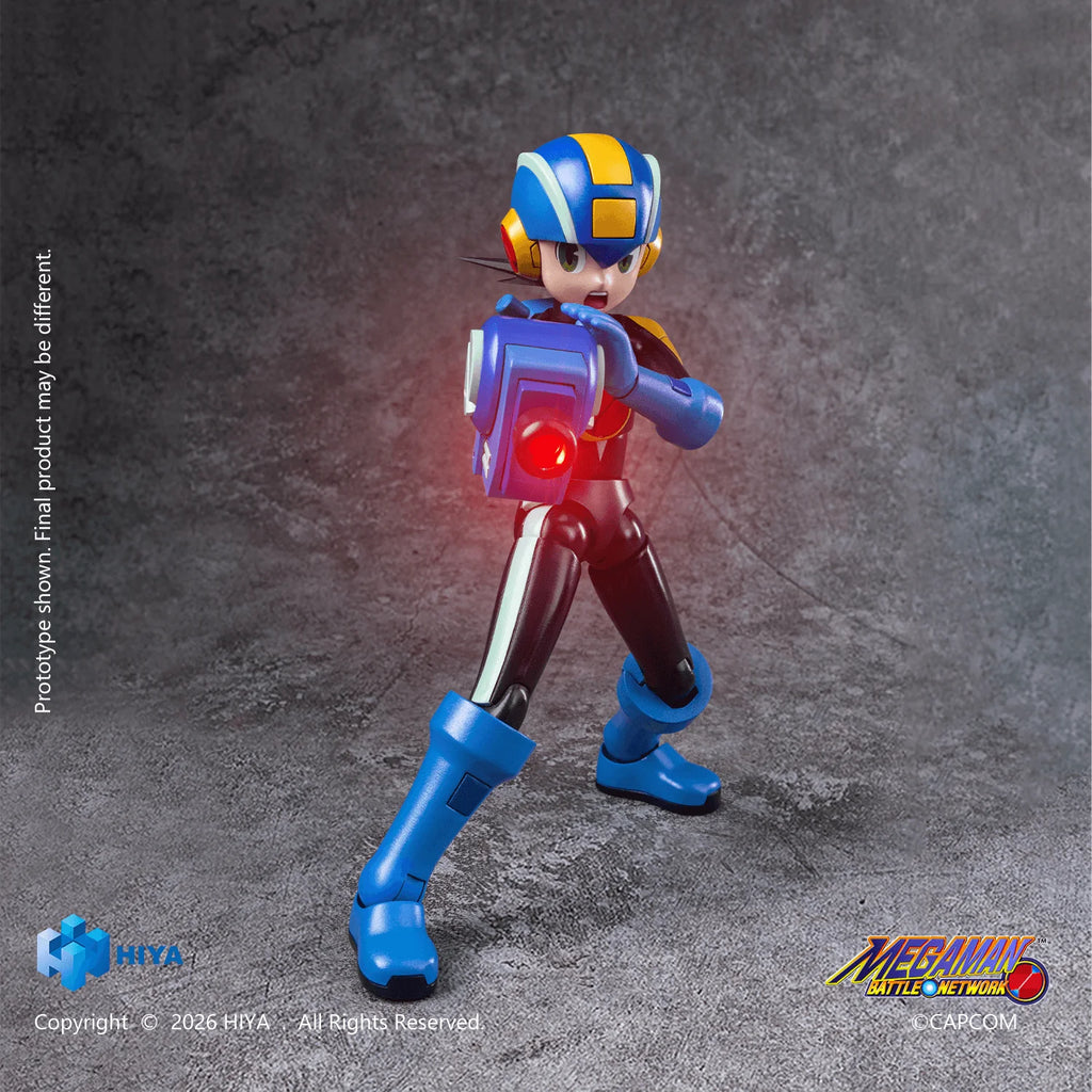 HIYA Exquisite Basic Series None Scale 4.9 Inch Mega Man Battle Network Series MegaMan.EXE Action Figure