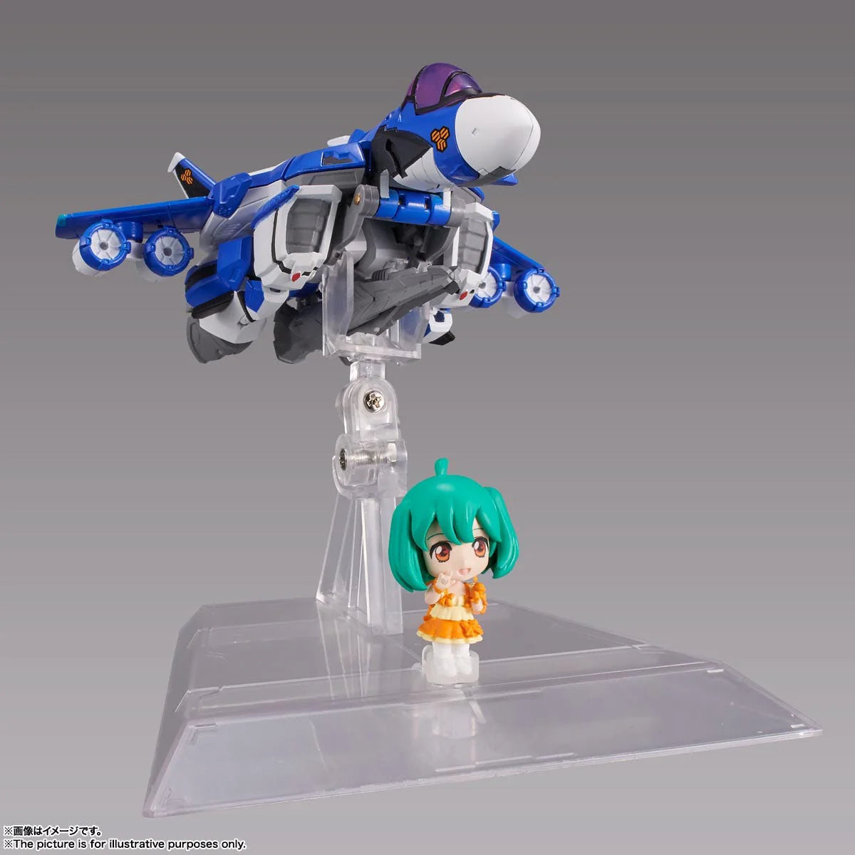 Bandai Spirits Tiny Session VF-25G Messiah Valkyrie Michael Use Collectible Figure