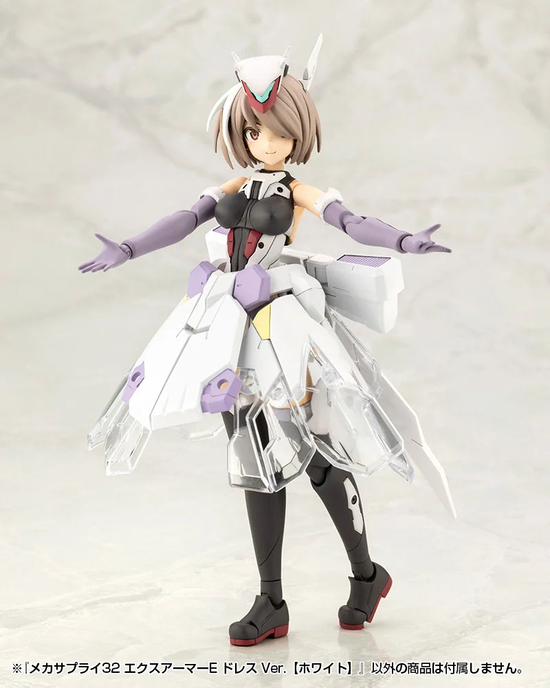 Kotobukiya M.S.G Expansion Armor Type E Dress Ver. Customizable Armor Set (White)