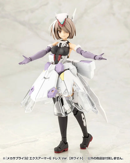 Kotobukiya M.S.G Expansion Armor Type E Dress Ver. Customizable Armor Set (White)