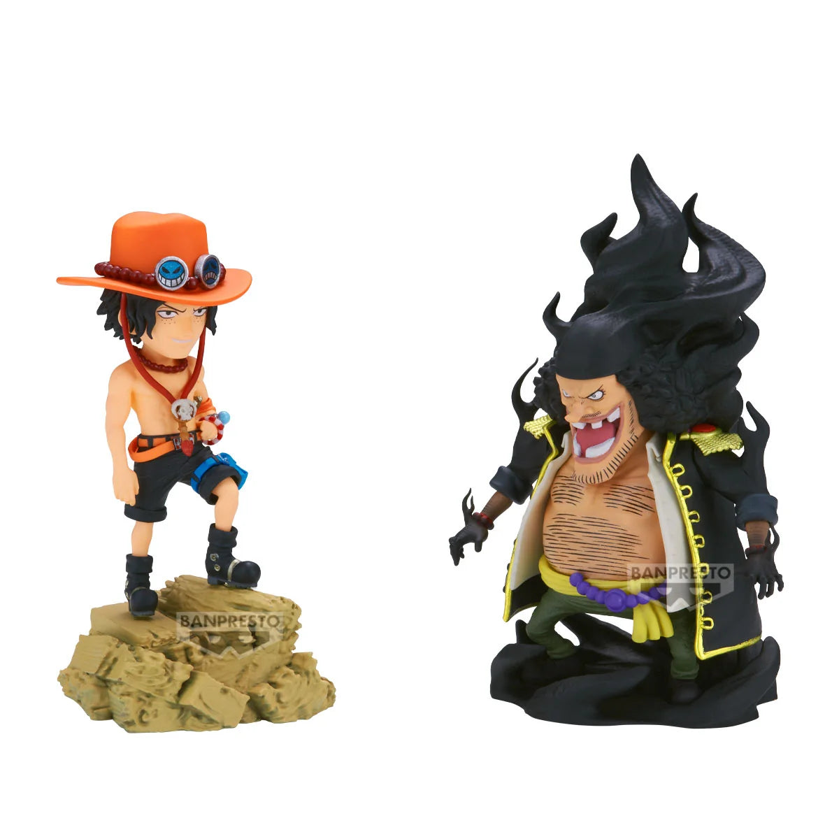 Bandai Spirits Banpresto One Piece Ace vs Blackbeard Collectible Figure Set