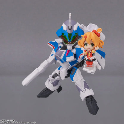 Tamashii Nations Tiny Session VF-31J Siegfried Hayate Immelmann Action Figure Set