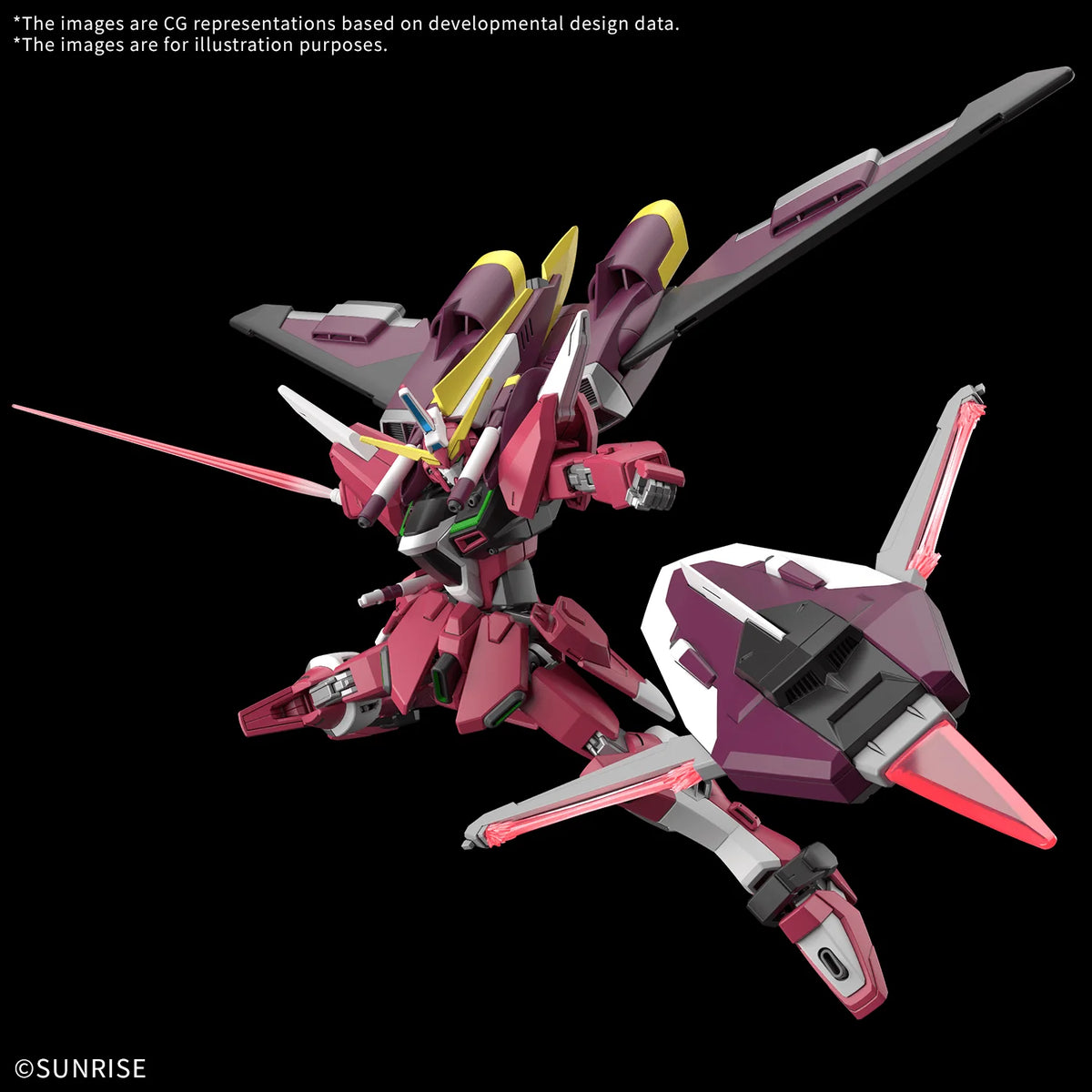 HG 1/144 INFINITE JUSTICE GUNDAM & BOOSTER UNIT (Tentative)