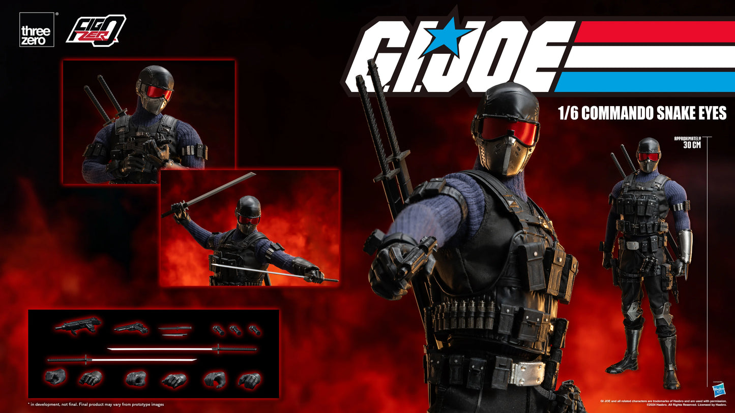 G.I. Joe - FigZero 1/6 Commando Snake Eyes
