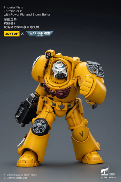 Imperial Fists Terminator 2 with Power Fist and Storm Bolter