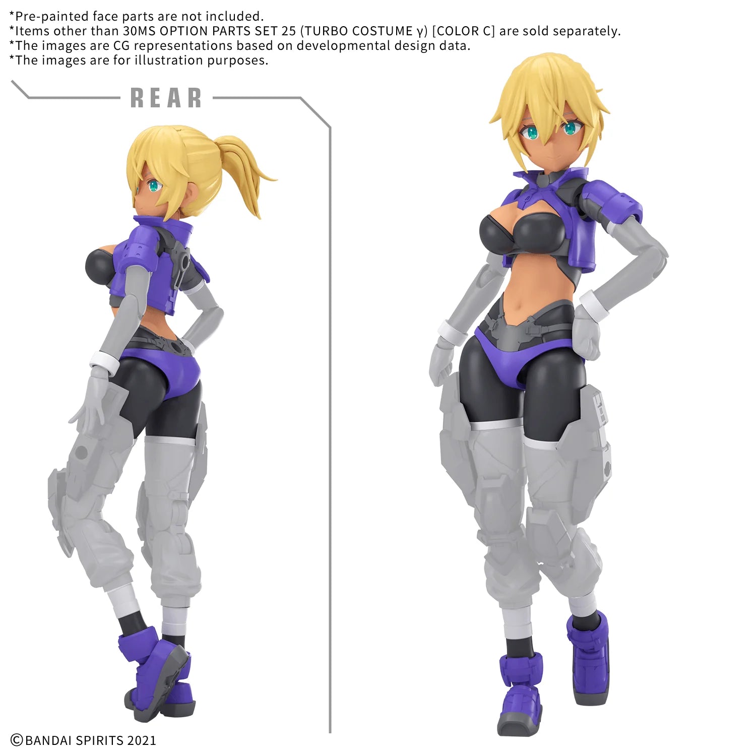 30MS OPTION PARTS SET 25 (TURBO COSTUME γ) [COLOR C]