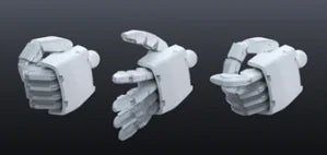 Builders Parts HD 1/144 MS Hand 02 (Zeon)