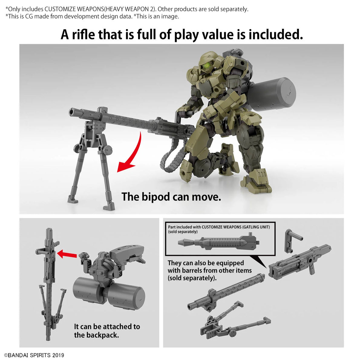 CUSTOMIZE WEAPONS (HEAVY WEAPON 2)