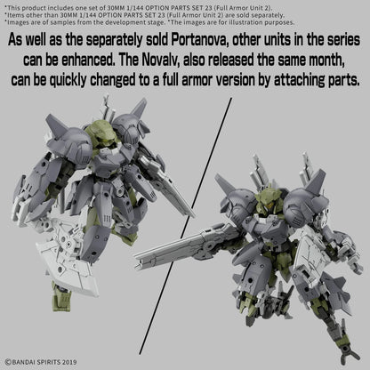 30MM 1/144 OPTION PARTS SET 23 (FULL ARMOR UNIT 2)
